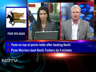 Pune Warriors' beat Kochi Tuskers: Full analysis