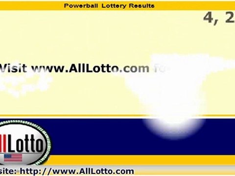 Powerball Lottery Drawing Results for April 13, 2011