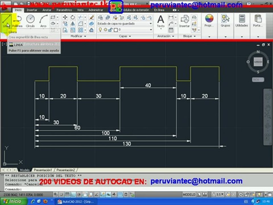 CURSO AUTOCAD 2012 , 200 VIDEOS SECRETOS DE AUTOCAD 2012 2D y 3D , 211 APRENDA EN CASA