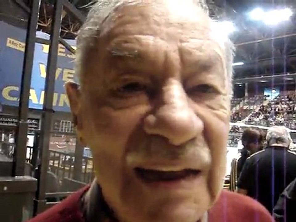 Bernard Moricet avec émotion...