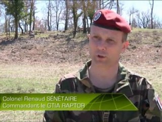 Validation avant projection du GTIA RAPTOR