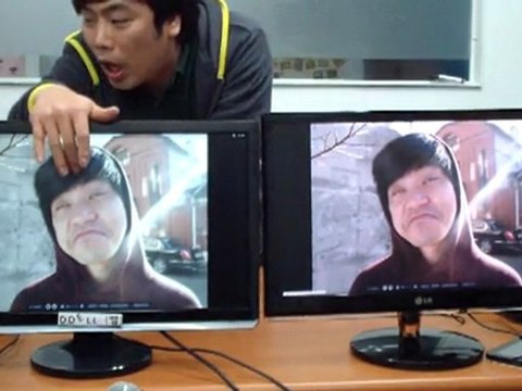 A Comparison of color display between IPS6 panel and TN panel