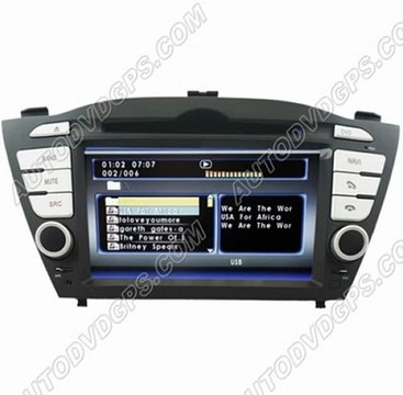 Hyundai Tucson ix35 GPS Navigation system with DVD Player