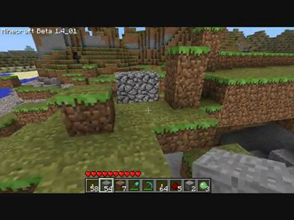 Nouvel walkthrough et visite de mon monde sur minecraft