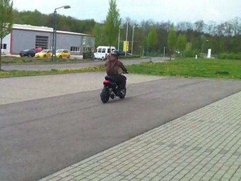 Kit cylindre MXS RACING 70cc en action !!!