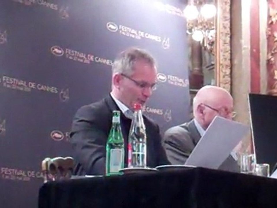 CONFERENCE DE PRESSE 64e FESTIVAL DE CANNES