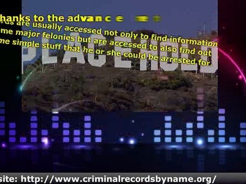 Where To Find Free Criminal Records Information