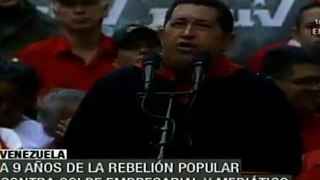 Chávez celebra junto al pueblo día de la dignidad nacional