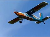 Landing - Robin - DA 42 - Pilatus PC 6 - Clermont-Fd Auvergne airport - With ATC - in HD