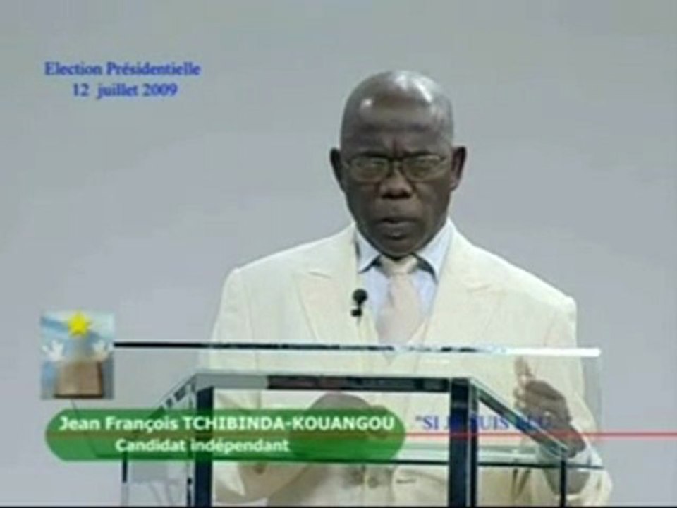 Présidentielle 2009: JF TCHIBINDA KOUANGOU (PARTIE2)