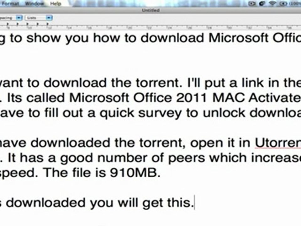 Microsoft Office 2011 Mac Torrent