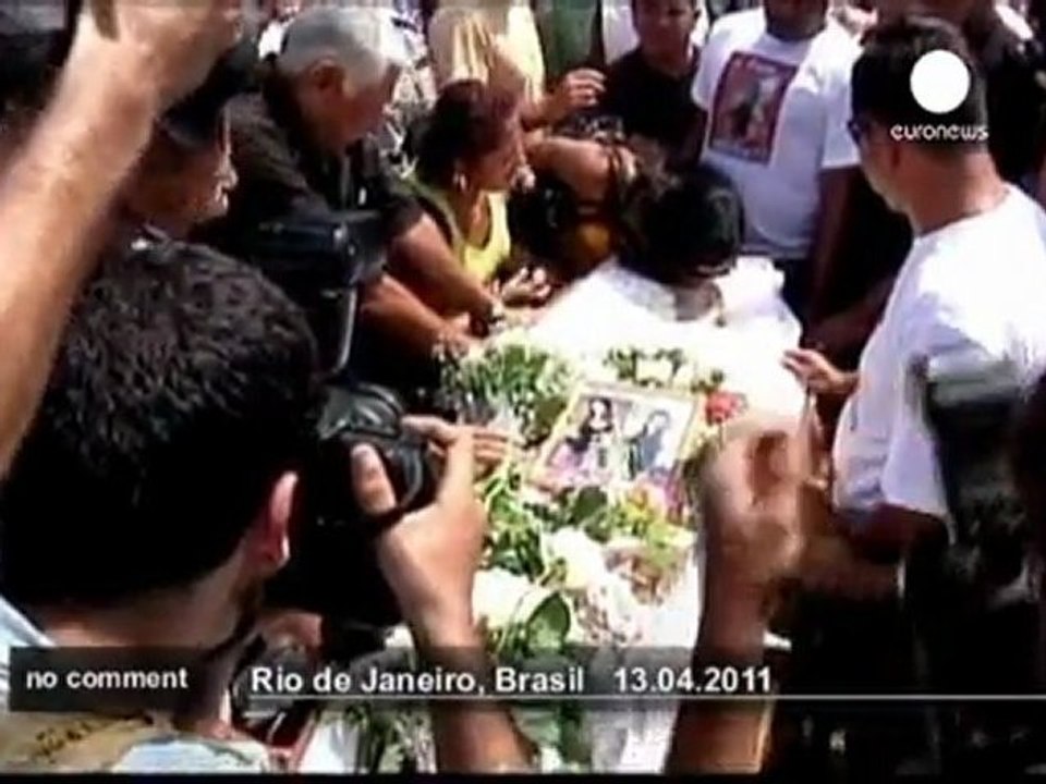 Brazilians mourn Rio school shooting victims - no comment