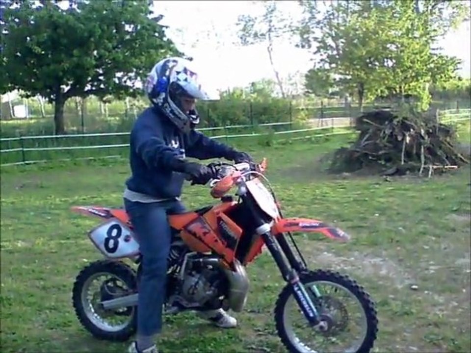 vivianchasseur qui fait du 65 KTM