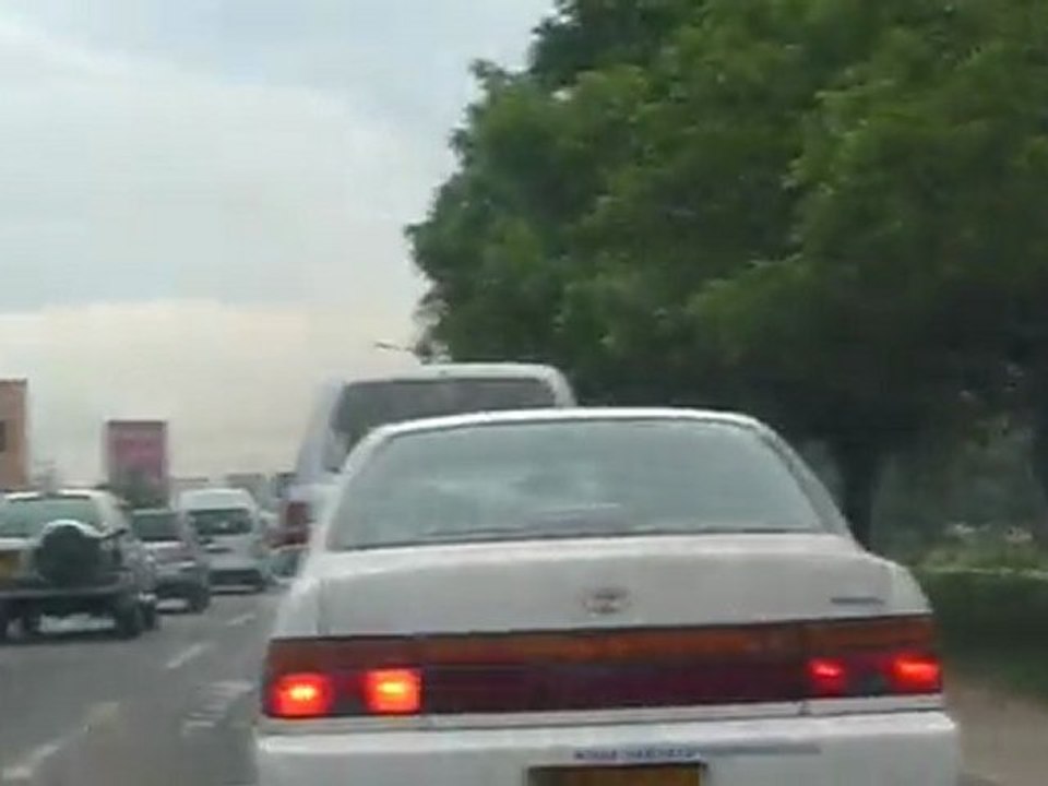 Traffic jam on Nyerere road