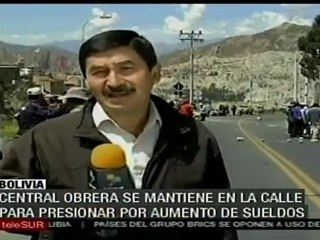Central Obrera Boliviana sigue con medidas de fuerza