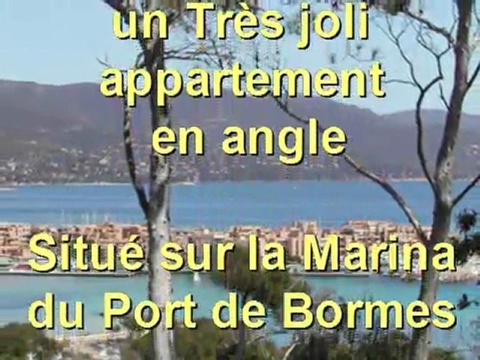 vente d'un appartement au Port de Bormes-les-Mimosas