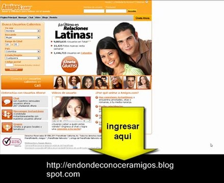 donde conocer o buscar amigas y amigos latinos por internet.