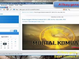 Mortal Kombat 2011 (MK 9) For Xbox360, PS3 Download Free Keygen And Instructions How Install