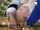 Danish royal twins christened in Copenhagen - no comment