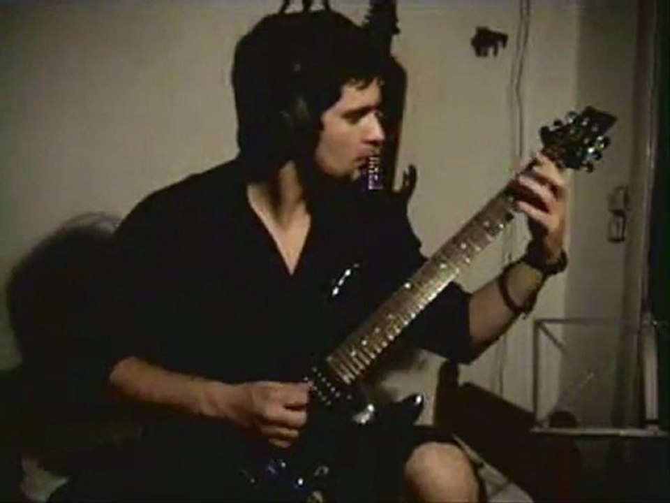 death metal riffs with drum machine