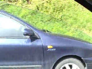 Extreme tailgating plus blind bend overtaking