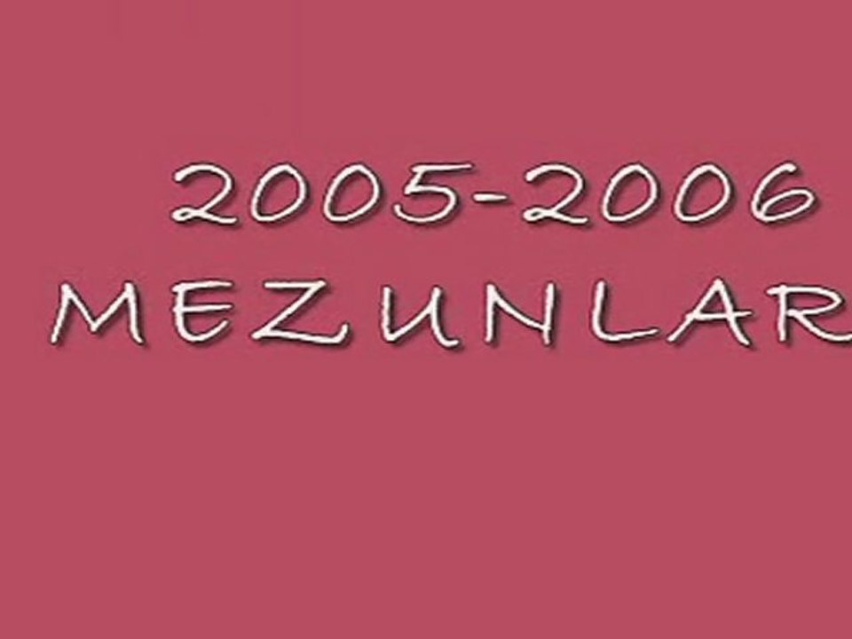 RİZE PAZAR 75. YIL İMKB ANADOLU LİSESİ MEZUNLARI