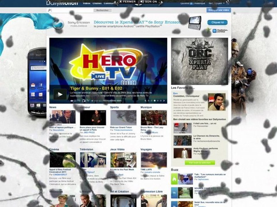 Campagne Xperia Play - Dailymotion
