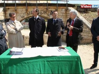 Sottopasso pedonale ferroviario a via Bisceglie: la presentazione dei lavori