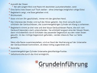 Gehörsinn eines Kindes schulen