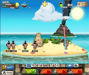 Pocket God Facebook: the Volcano