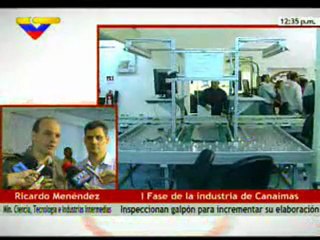 Autoridades estiman inaugurar 1ra. Fase de Fábrica de Computadoras Canaima a mediados de mayo