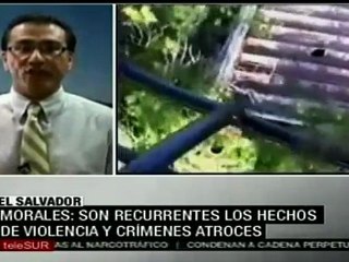 Morales: son recurrentes crímenes atroces de la delincuenci