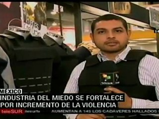 Violencia en México fortalece industria del miedo
