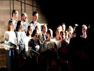 Chorale ACOR Strasbourg "Sfinte Dumnezeule" : extrait vidéo du 11/04/2011  Cathédrale de Strasbourg