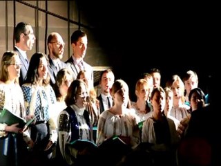 Chorale ACOR Strasbourg "Cu noi este Dumnezeu" (Dieu est avec nous) : extrait vidéo du 11/04/2011  Cathédrale