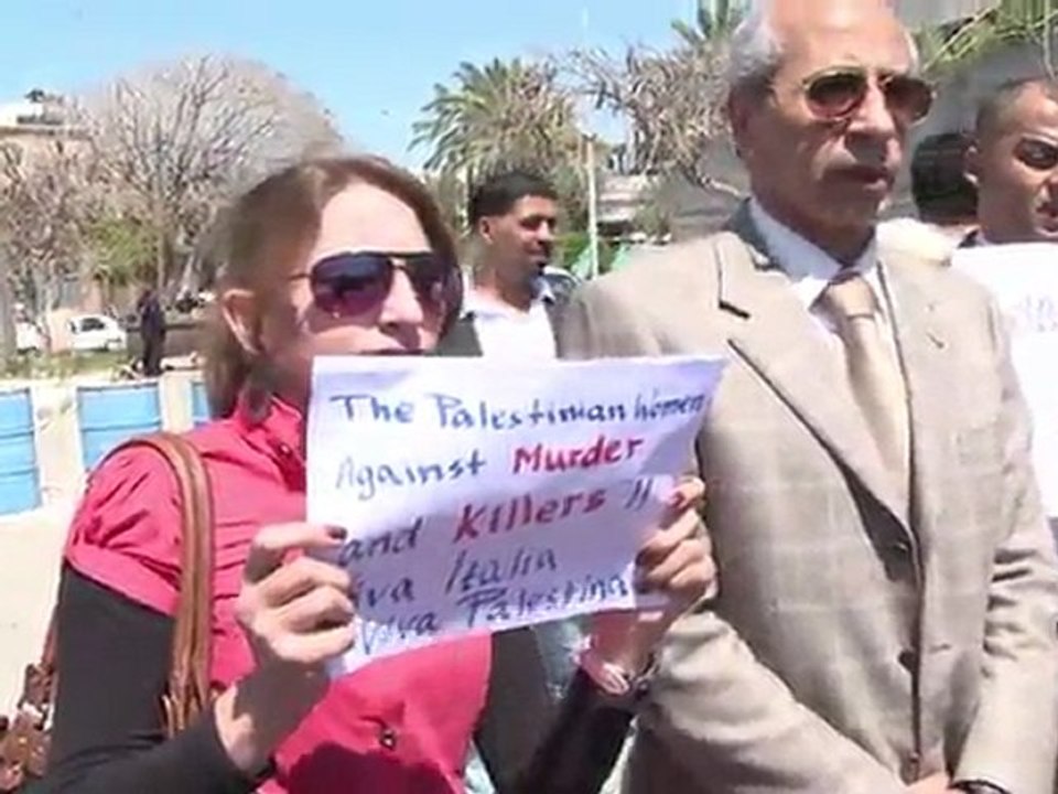 Gaza: manifestation de soutien après la mort du militant pacifiste italien