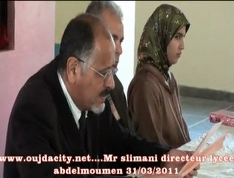السيد محمد سلماني مدير ثانوية عبد المومن كلمة افتتاحية للأيام العلمية الجهوية