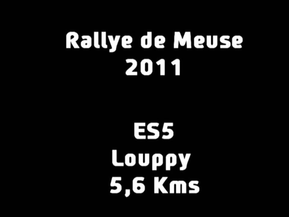 ES5 Rallye de Meuse 2011 (Loopy)