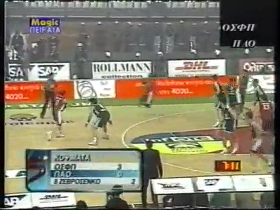 2001-02: Ολυμπιακός-Παναθηναϊκός 80-76