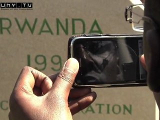 Inauguration d'une Stèle pour le Rwanda