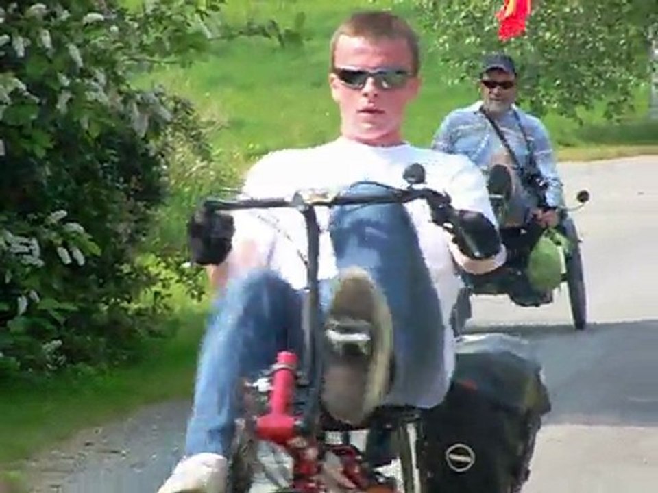 Montée à vélo couché au gite de ST FRAIMBAULT (Orne)