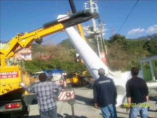 karakese aktaş camii minare yapımı