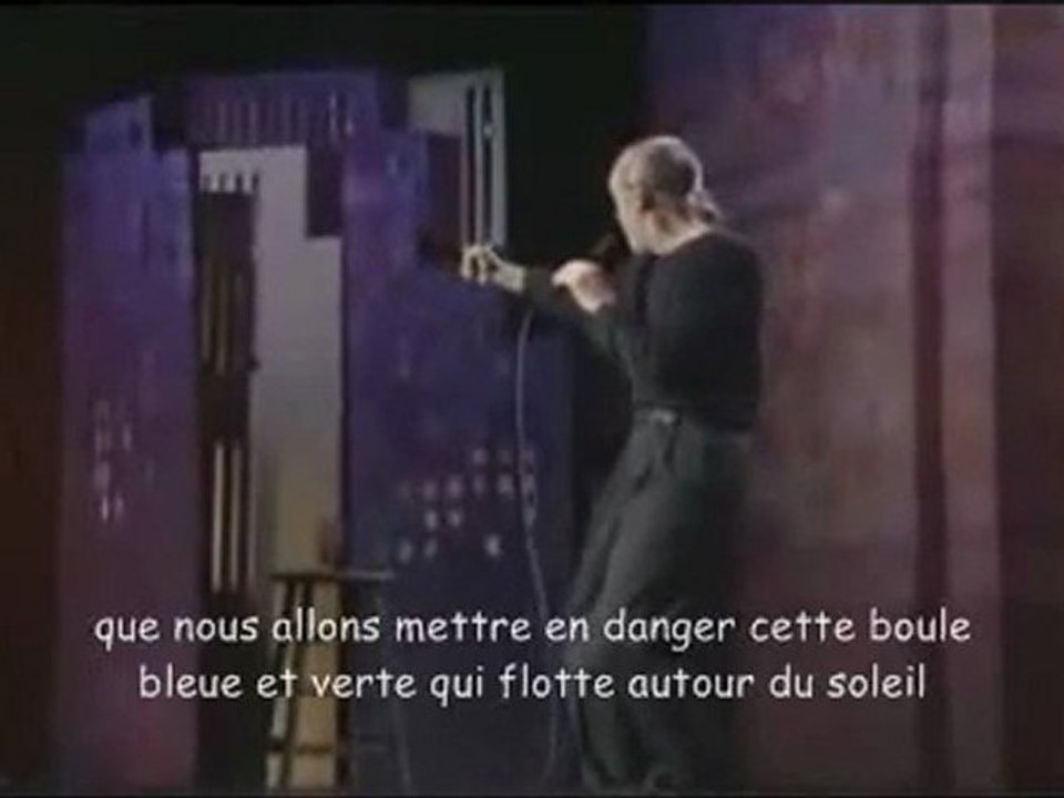 Sauver la planète, la bonne blague! George Carlin