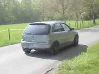 Echappement irmscher sur Opel Corsa C 1.7 CDTi