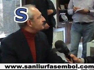 KILIÇDAROĞLU'DAN URFA BELEDİYE BAŞKANI FAKIBABA'YA ZİYARET