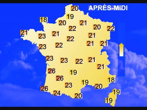 Météo 18 avril 2011: Prévisions à 7 jours, vers les orages?