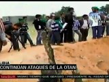 Constatan efectos de bombardeos en Libia, siguen combates