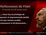 Fidel Castro elogia desfile por 50 años de Playa Girón