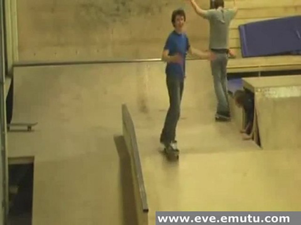 skater falls through the cracks