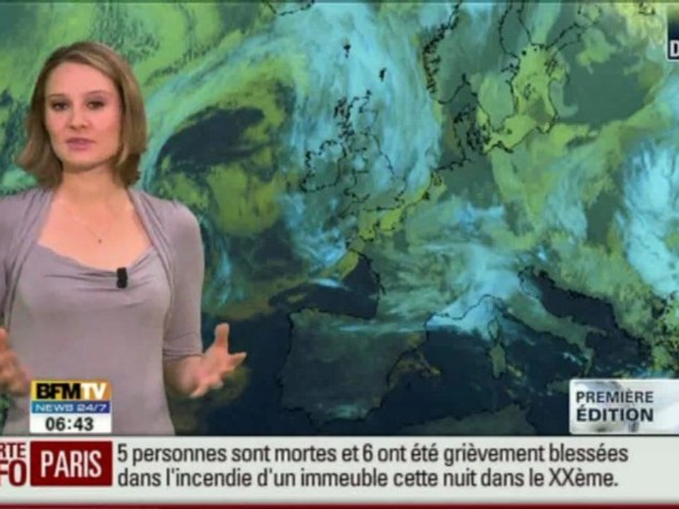 2011 04 14 - LISE RIGER - BFM TV - METEO by vuesalatele